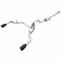 Superjock 301533119 5 in. Black Tips Dual Rear Exit Catback Exhaust for F-150 2.7 & 3.5 SU3568446